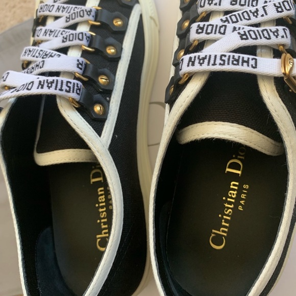 Walk ‘N’Dior Black Canvas Shoes - Picture 4 of 8